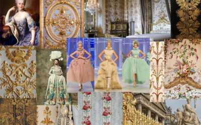 Marie Antoinette Inspired Hand-Embroidery.