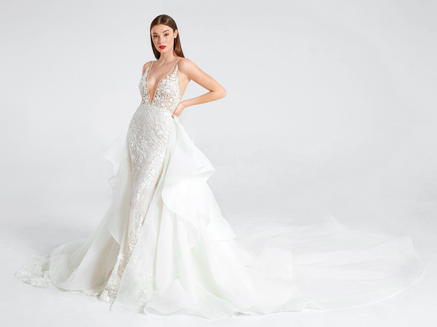 Virgil Abloh designed Giorgia Gabriele's wedding dress