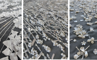 Beaded Bridal Fabrics for your next collection!