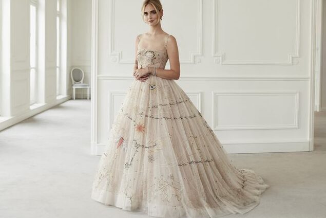 Luxury bridal wear gown
