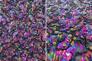 Ricamour Couture Embroidery with metallic sequins