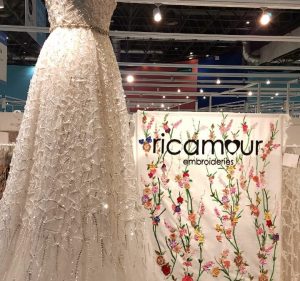 Bespoke bridal gown created by Ricamour with corset and boning