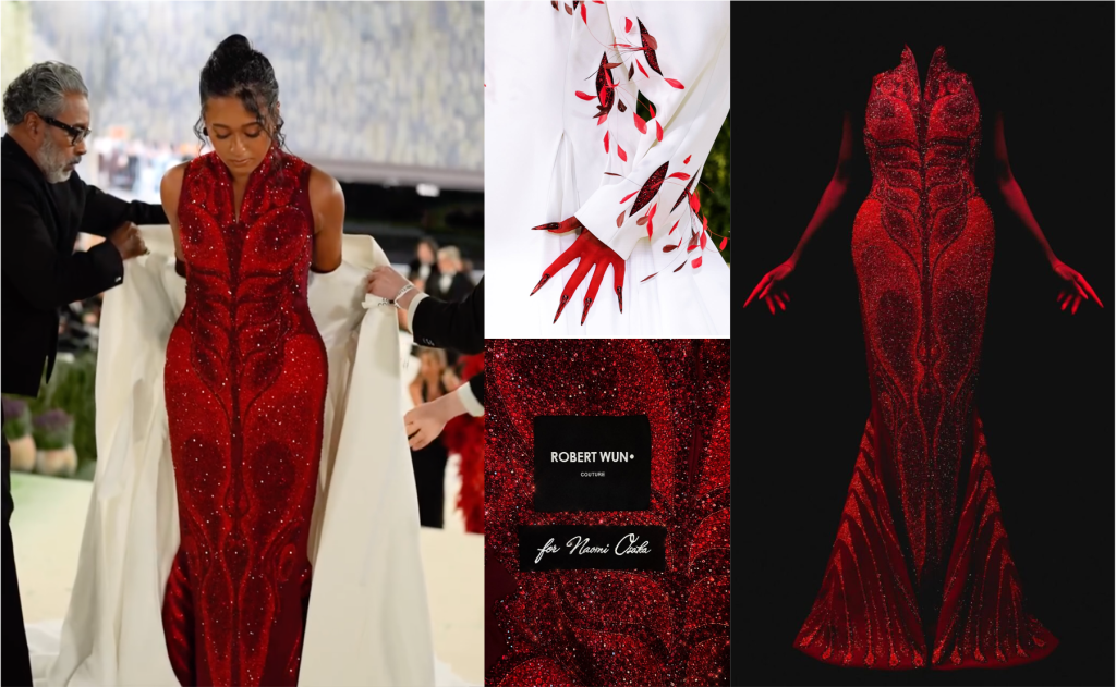 MET Gala 2026. Hand-beaded couture by Ricamour