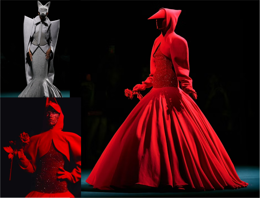 Hand embroidery for Robert Wun at Paris Couture Week