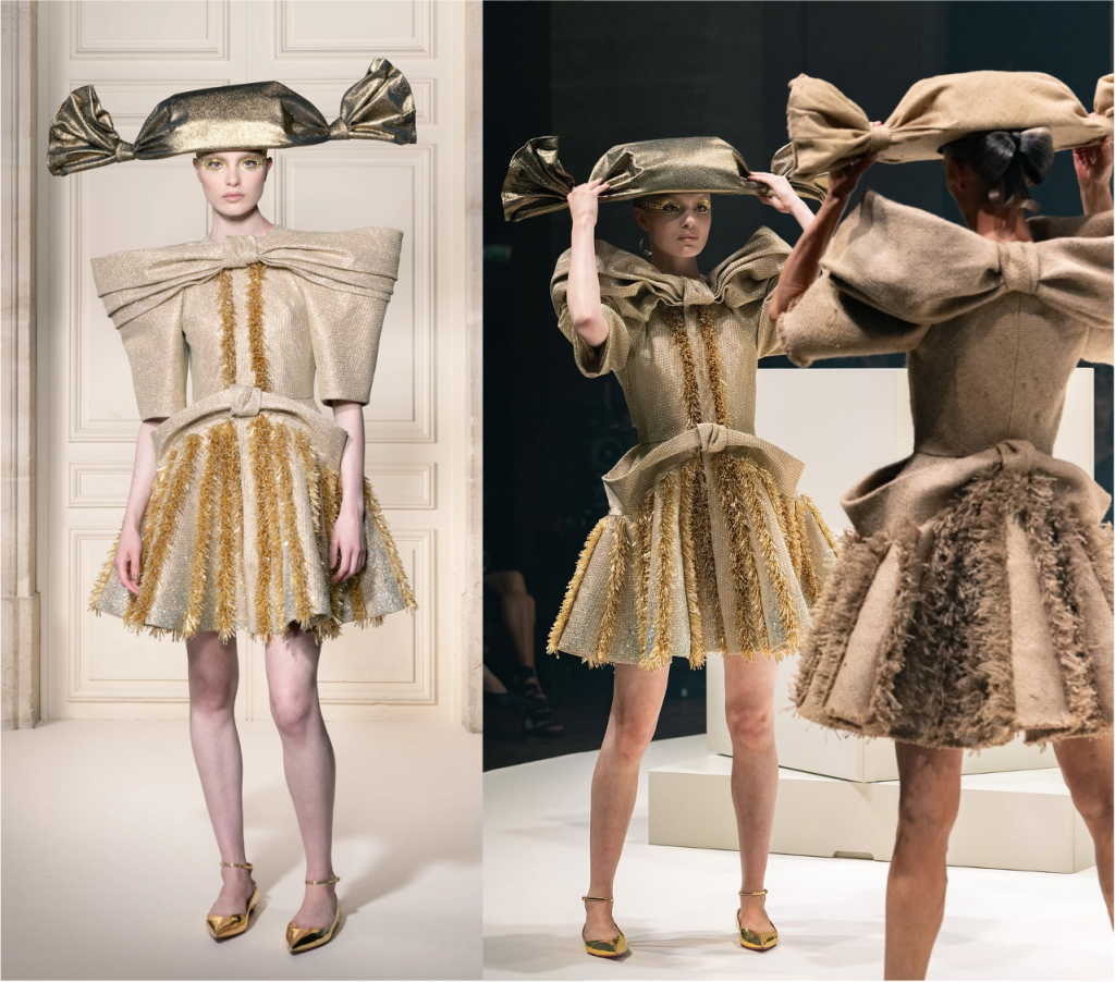 Hand embroidery for Viktor Rolf by Ricamour for Paris Couture Week 