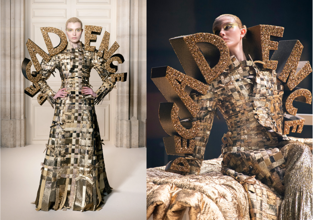 Hand embroidery for Viktor Rolf by Ricamour for Paris Couture Week 